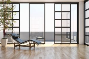 Concept image of slide and turn doors showing independent panels.